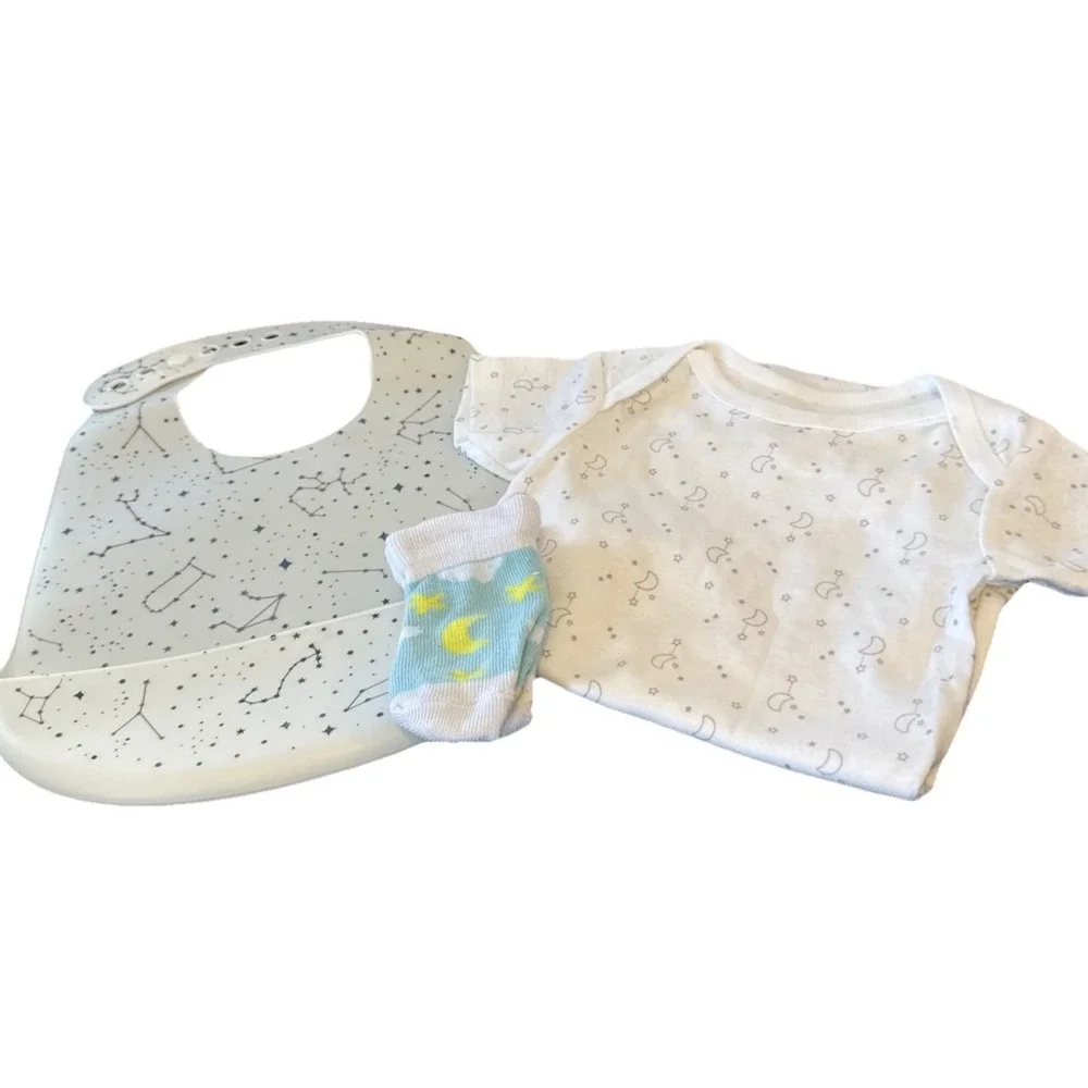 Unisex Baby Shower Gift, I Love You To The Moon & Back Essential Newborn Present